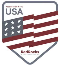 This website was made in the USA by Red Rocks Web Development